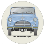 Austin A40 Sport 1951-53 Coaster 4